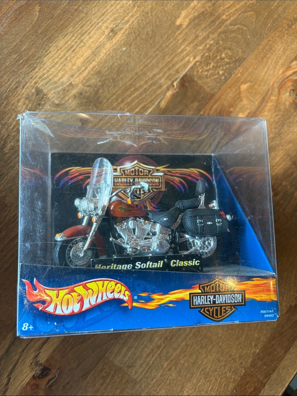 Hot Wheels x Harley-Davidson Heritage Softail Classic Die-Cast Motorcycle - Red